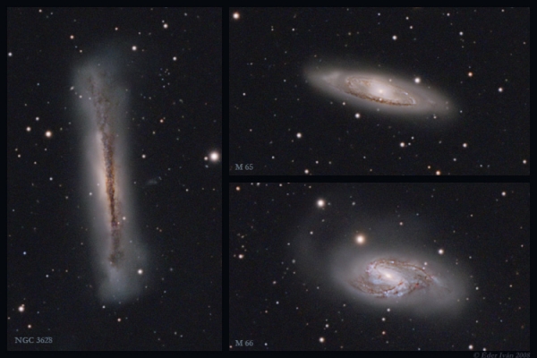 Galaxistrió  (M65,M66,NGC3628)