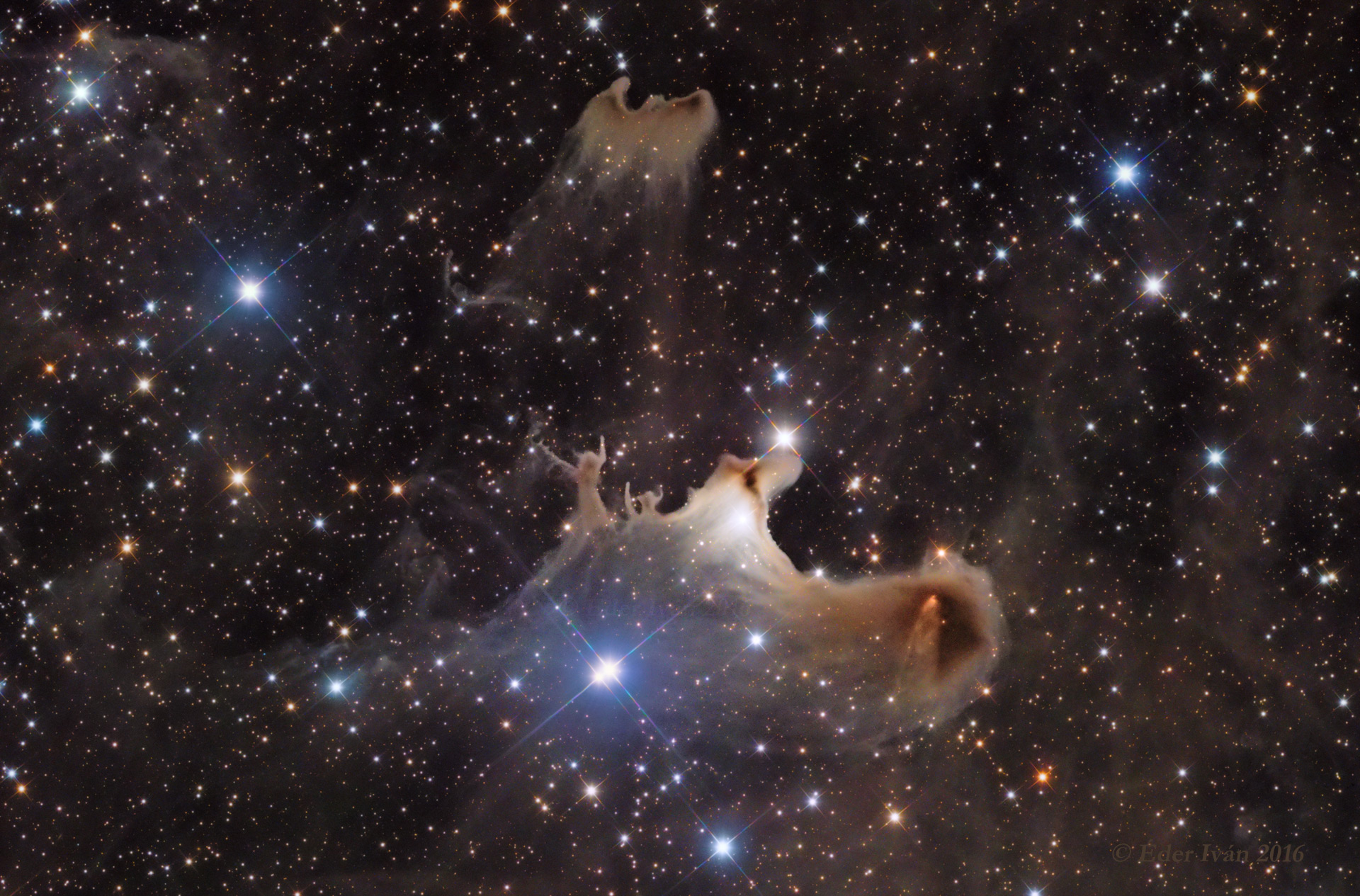 vdB 141 - Ghost Nebula region