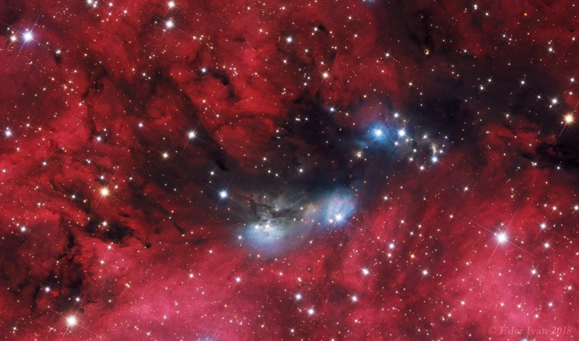 NGC 6914 bright Nebulae