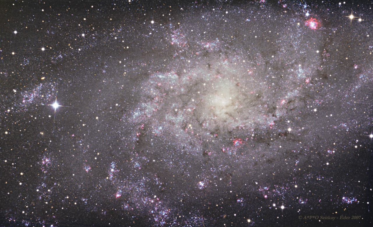 A Triangulum-galaxis (M33)