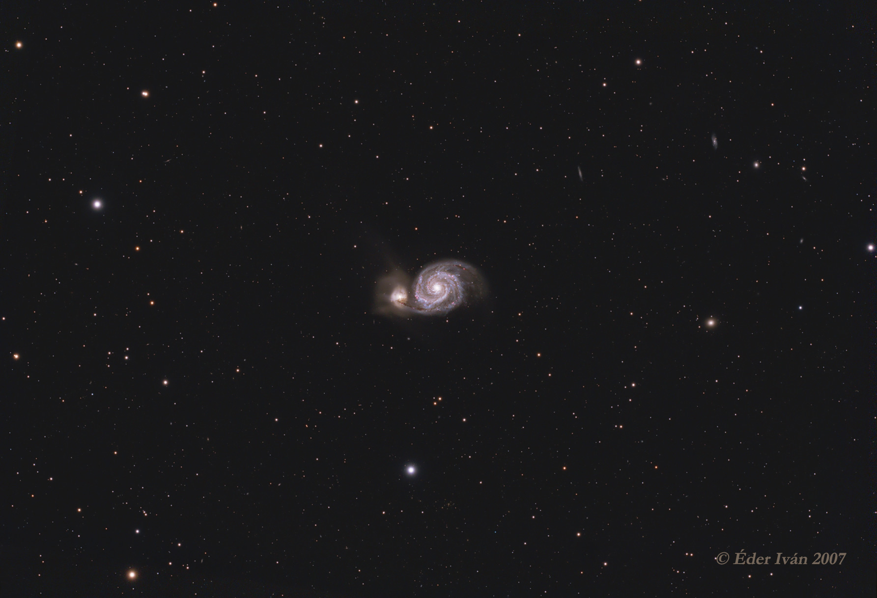 Az Örvény-köd (M51)