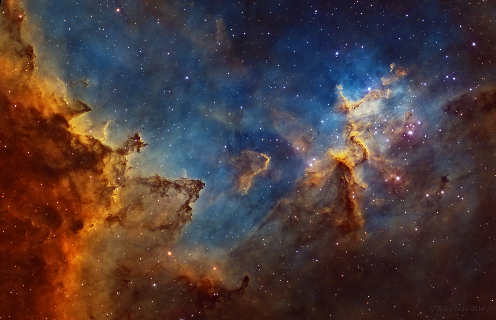 Center of Heart Nebula