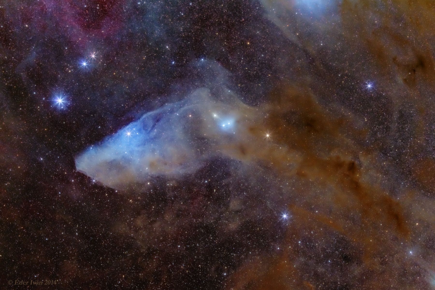 Blue Horsehead Nebula