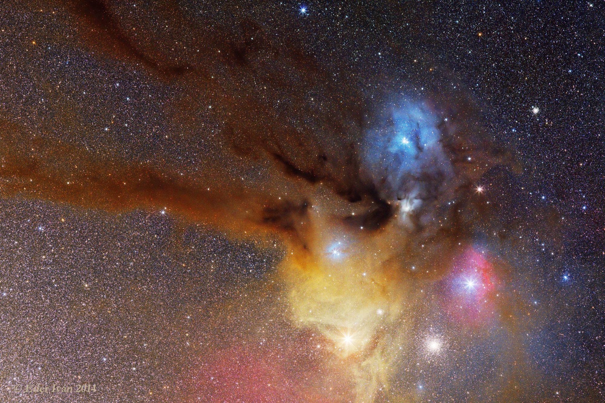 Antares - Rho Ophiuchi area