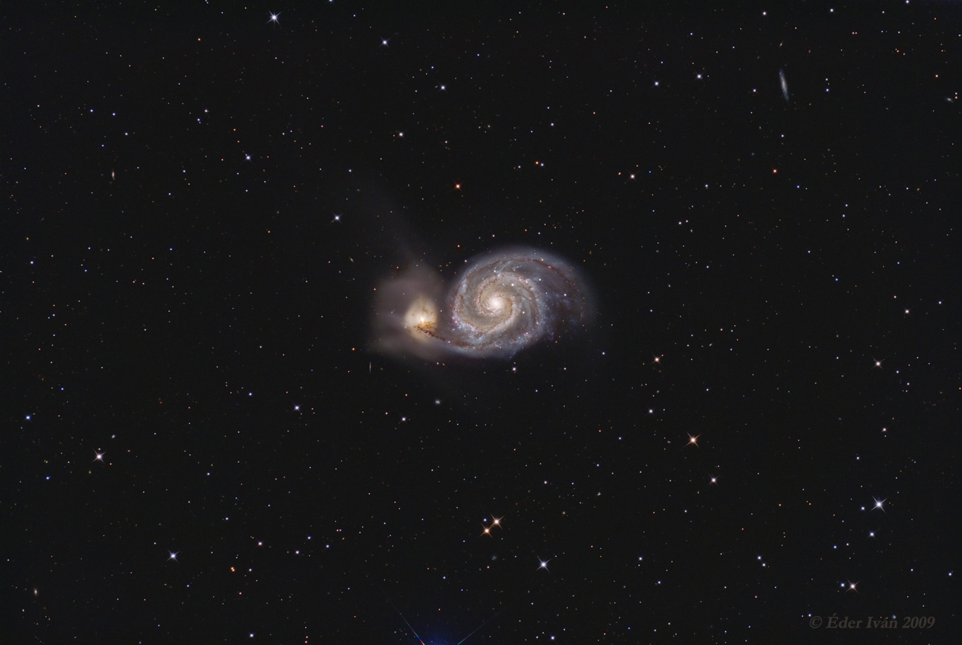 The Whirlpool-Galaxy (M51)