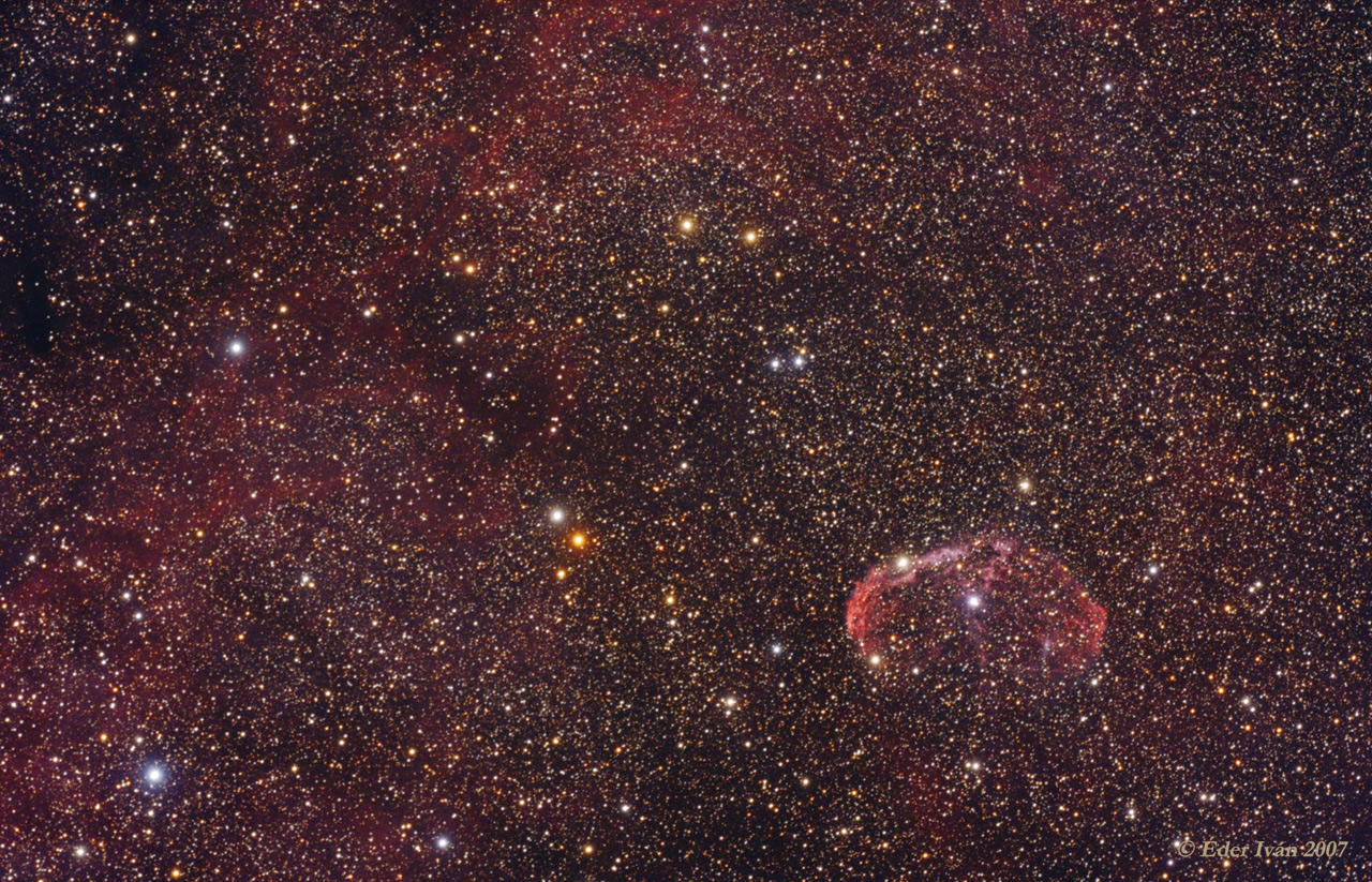 Crescent nebula region (NGC 6888)