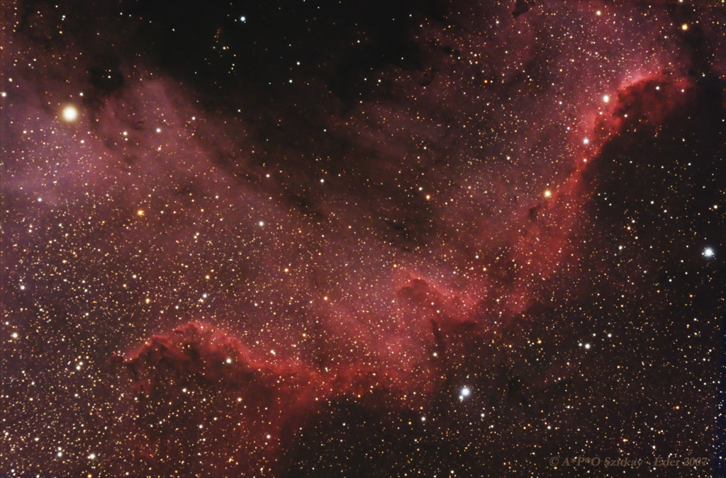 The part of North-America nebula