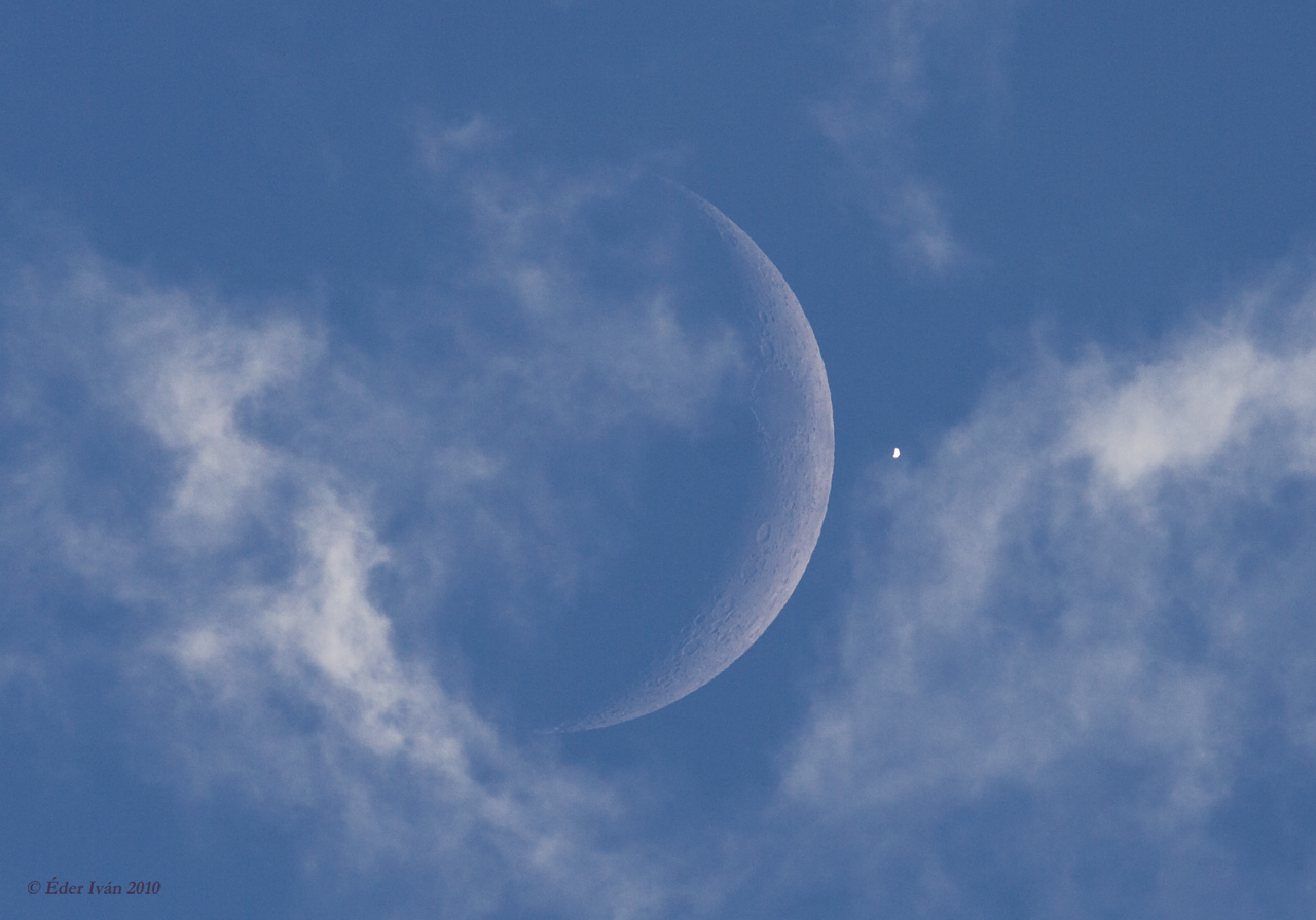 Venus and Moon