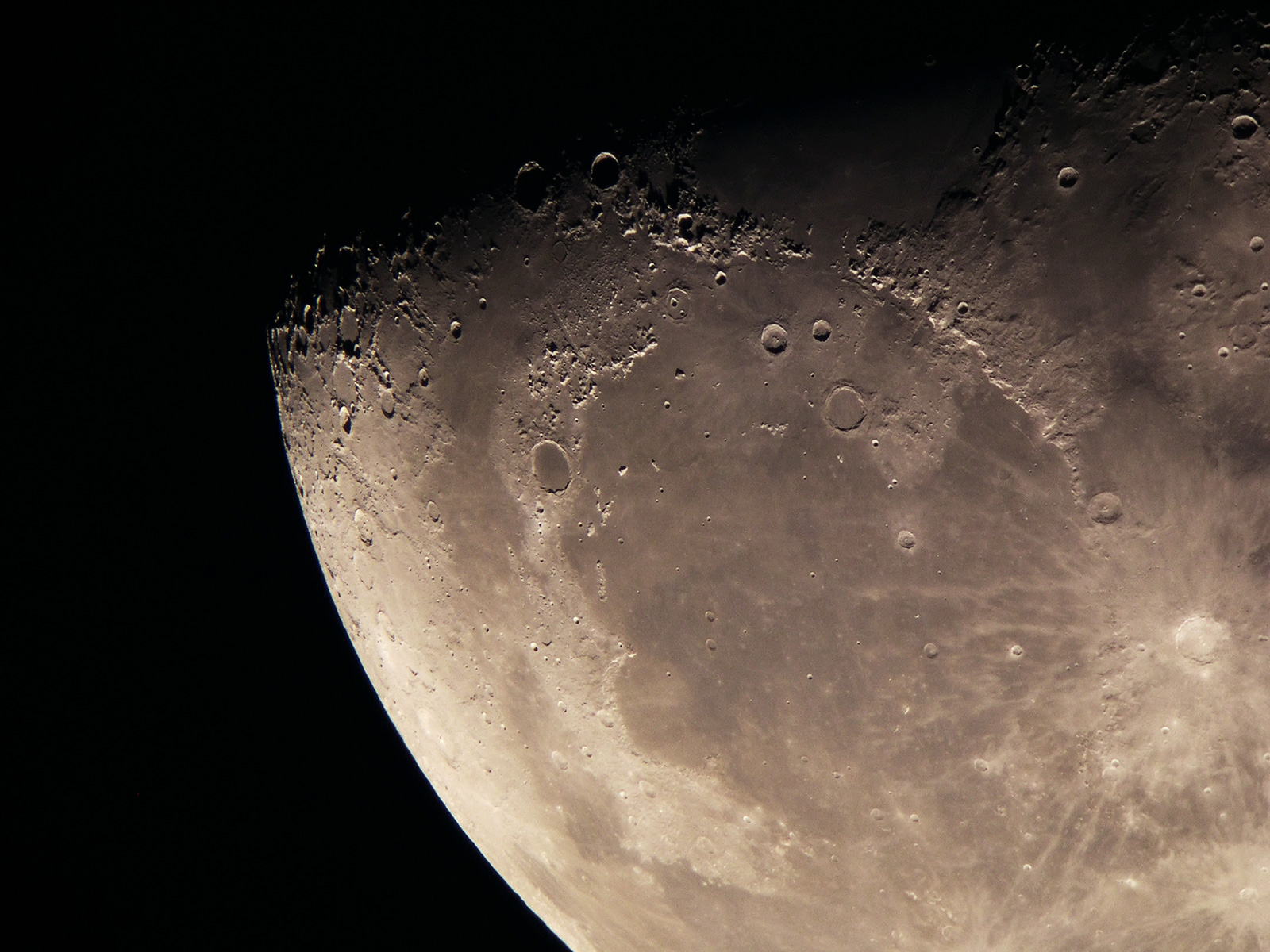 The Northern part of the Moon