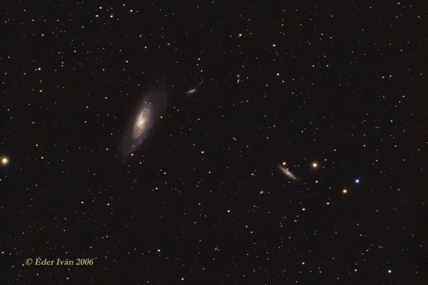 Az M106 és az NGC 4217 jelű galaxisok