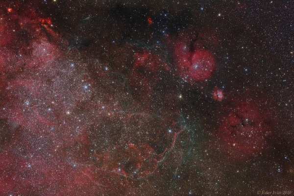 Vela Supernova Remnant area