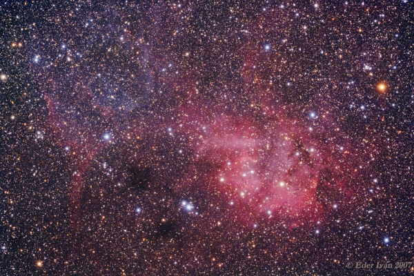 Sh2-132 nebula region