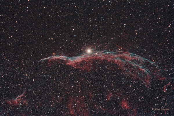 Western part of the Veil nebula (NGC 6960)