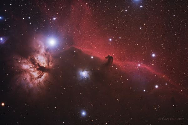 Horsehead nebula region